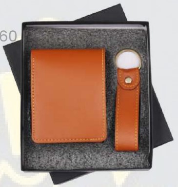 Wallet Keychain Set for Men, Smart Gift Combo for Corporate Gifting, Festive Hampers and Everyday Personal Accessory Use with Stylish Presentation